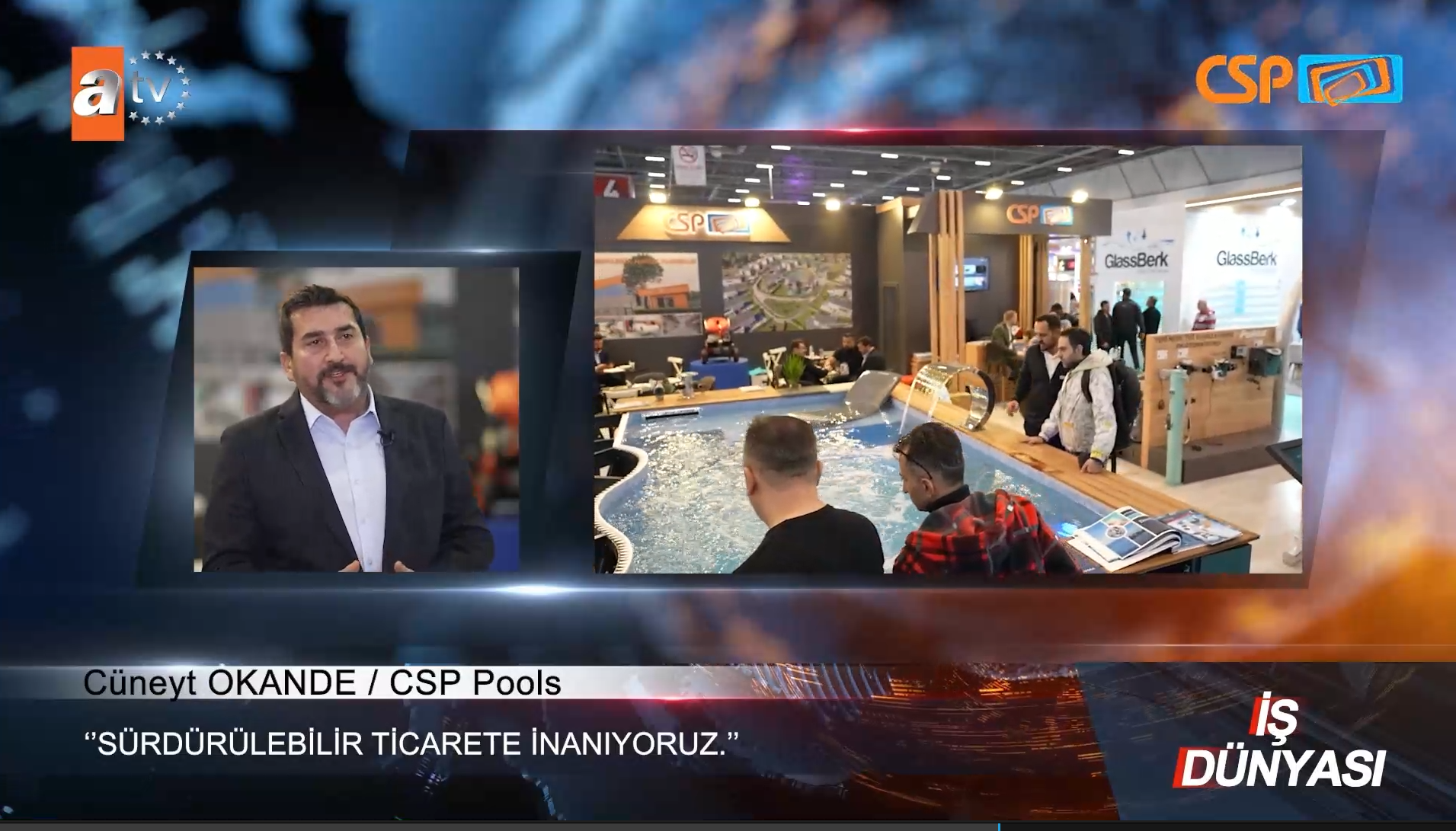ATV Röportajımız | CSP POOLS Atrax 2025 Fuarında